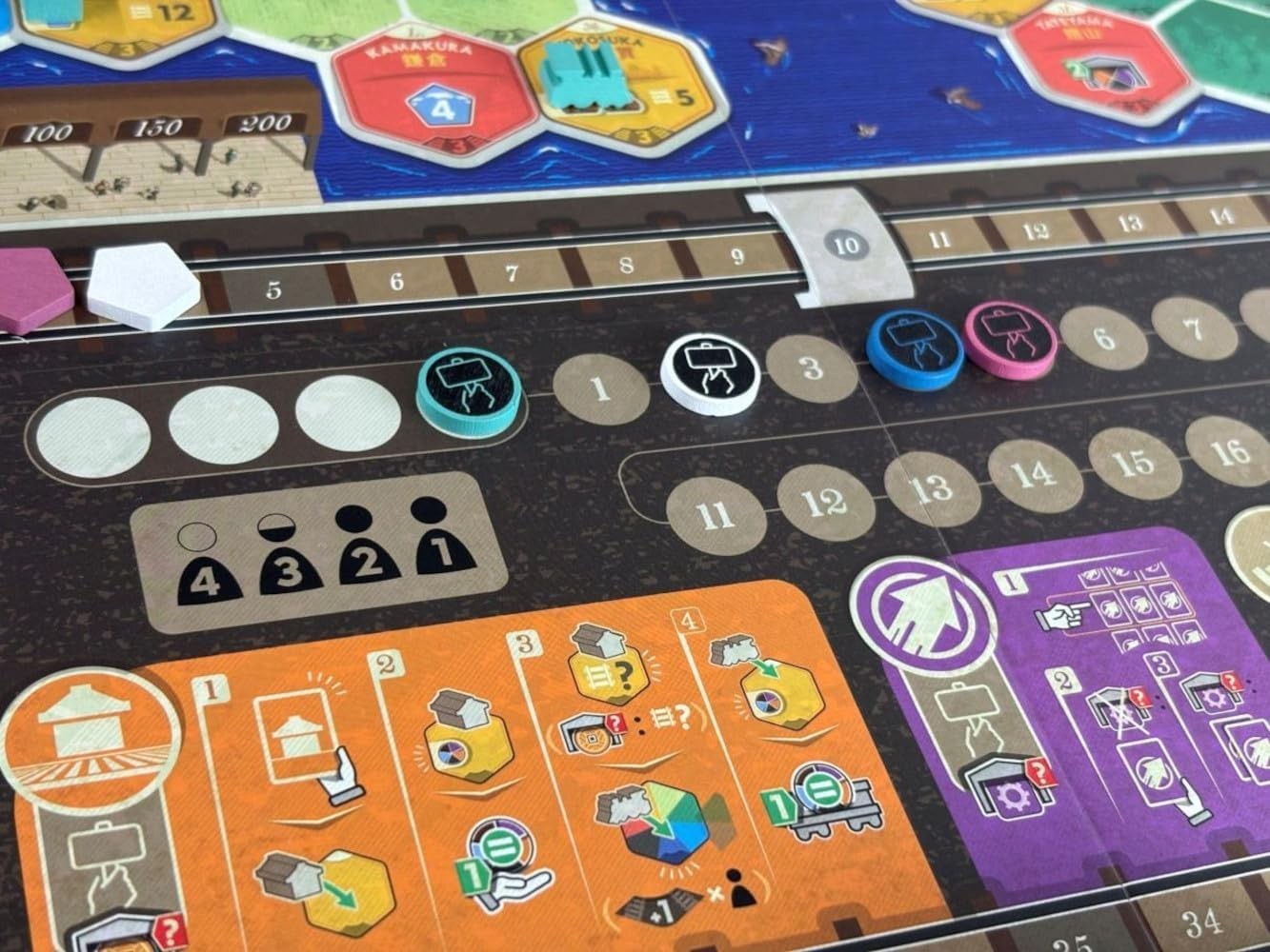 Arclight Railway Boom Board Game 2-4P 60-120 Min 14+ English Rules Japanese New