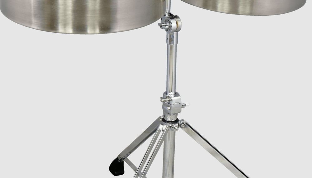 Tycoon Percussion 15" & 16" Timbales Drum Set Deep-Shell Brushed Chrome