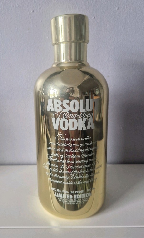 Empty Absolut Bling-Bling  Bottle Case 700ml