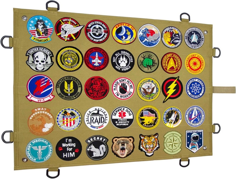 Versatile Tactical Patch Display Panel, 18" x 24" – Perfect for Collectors
