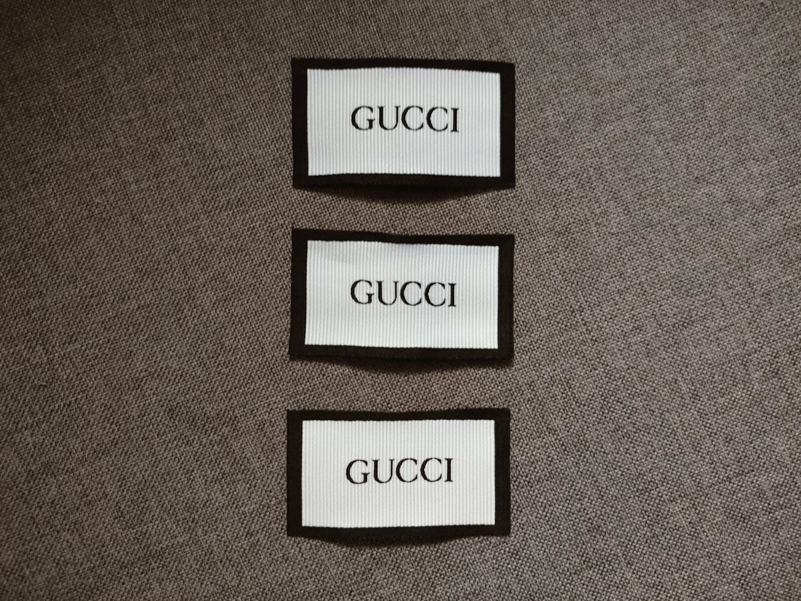 Replacement GUCCI Clothing Designer TAG LABEL Sewing LOT 3 or 5 FAST SHIPPING!!