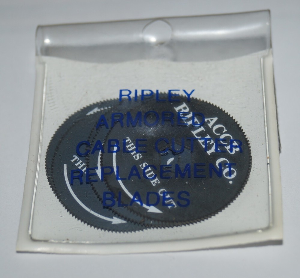 (5) Pack Ripley ACCB Armored Cable Cutter Replacement Blades - Stripper