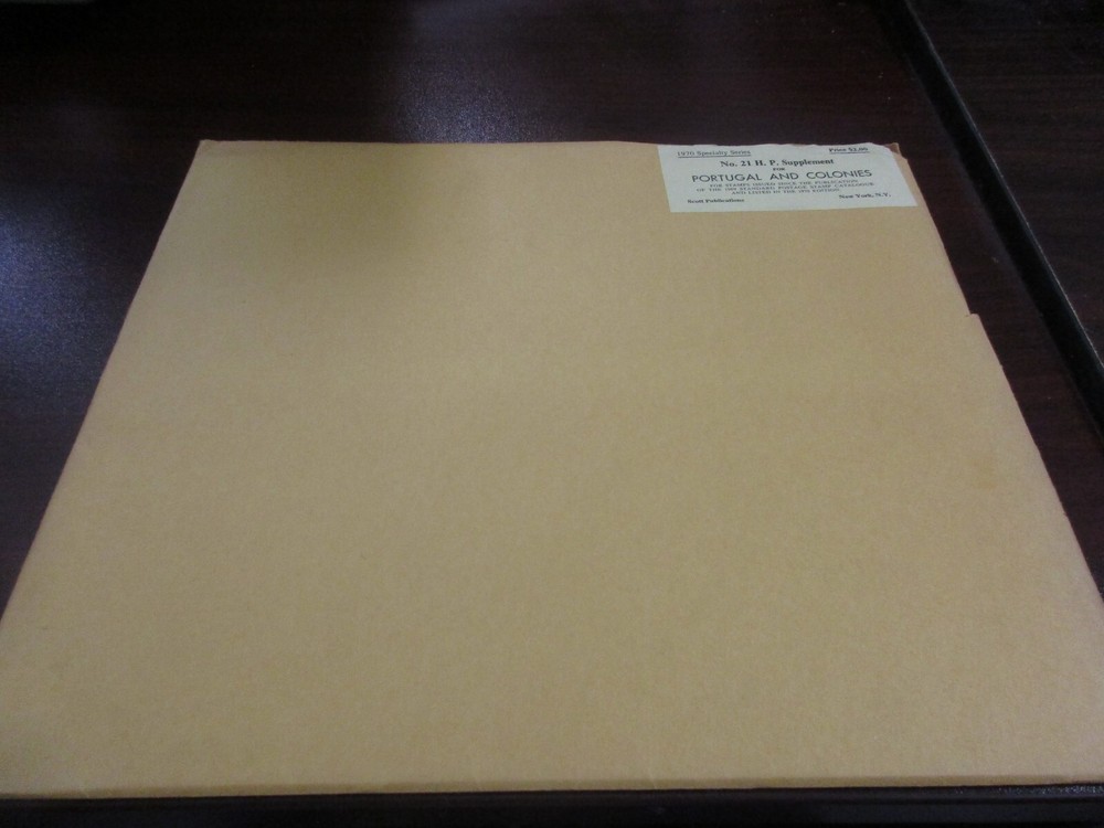 "SCOTT" PORTUGAL & COLONIES  #21  H.P. SUPPLEMENT  W/FREE SHIPPING!!