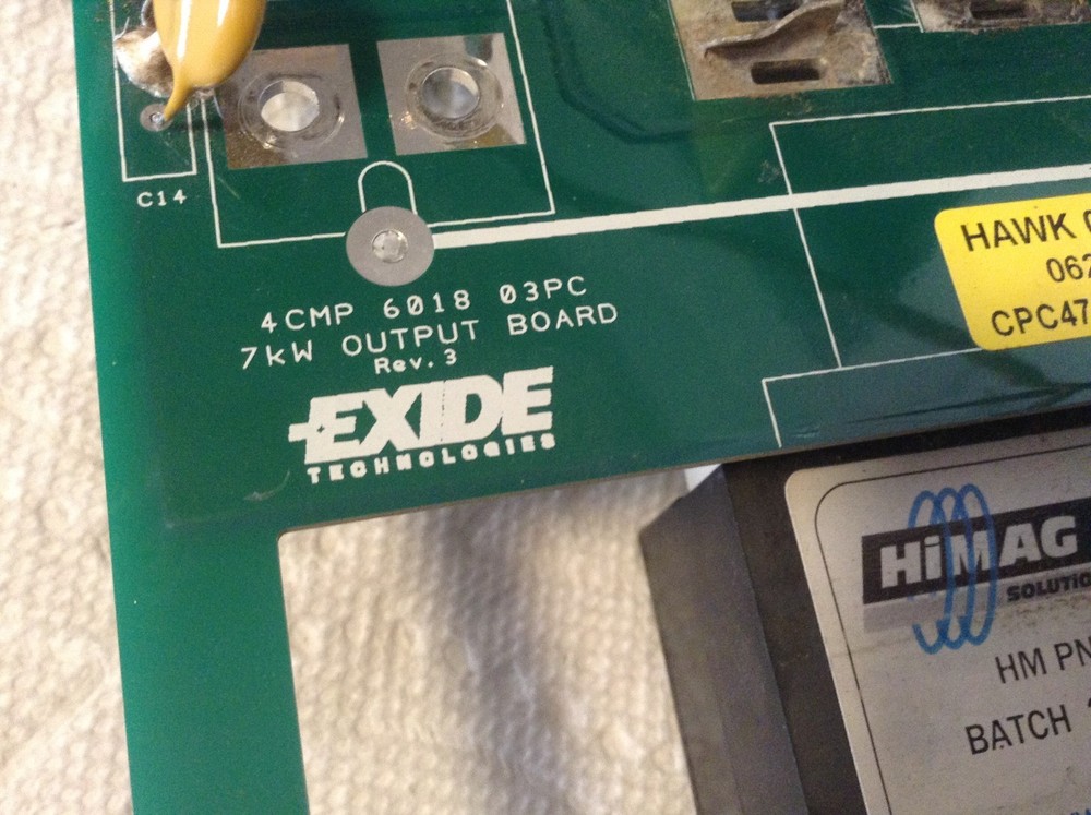 Exide 6018-03 7Kw OutPut Board