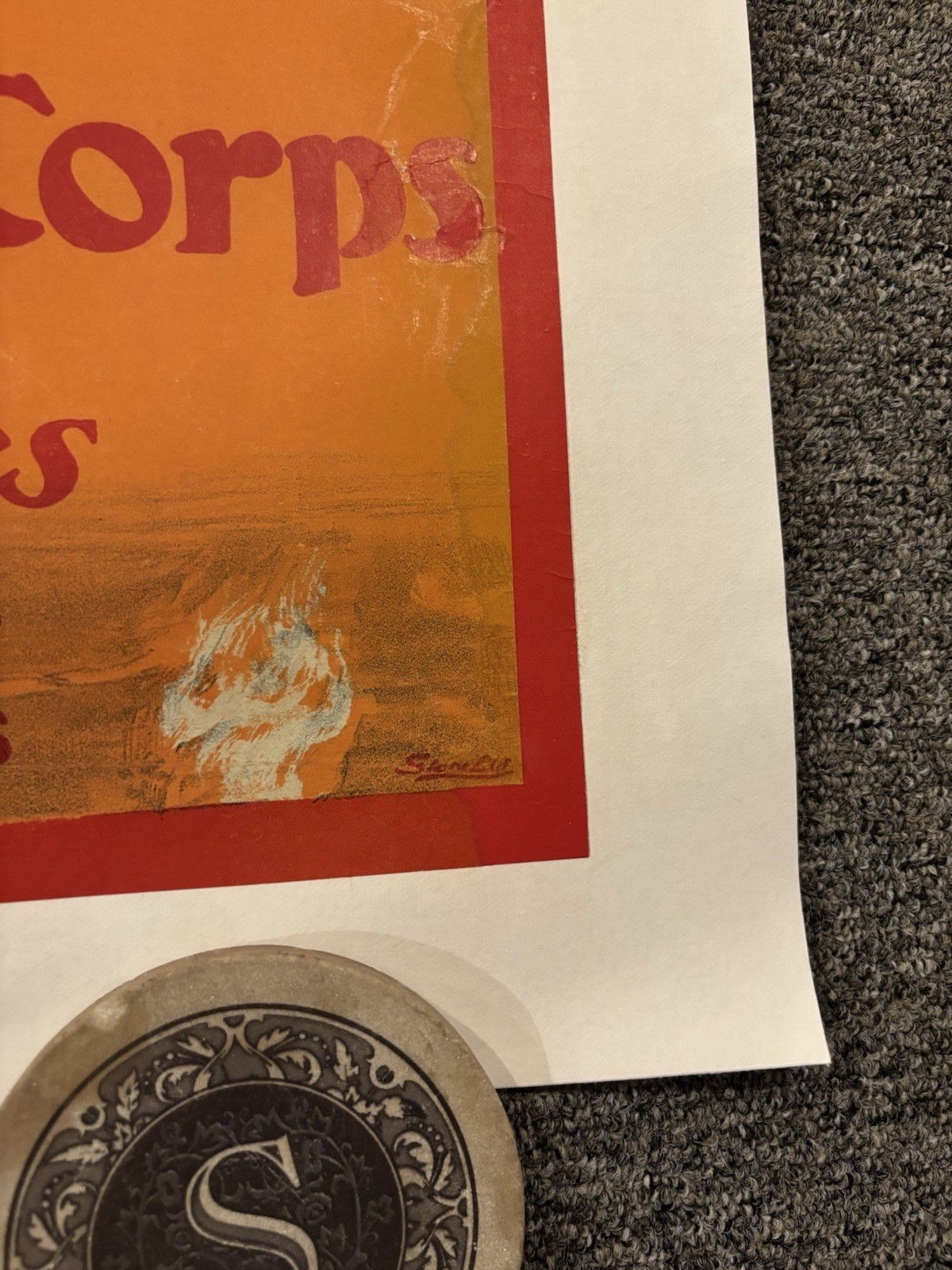 Original WWI Canadian Poster Skilled Mechanics Urgently Needed Imperial Flying