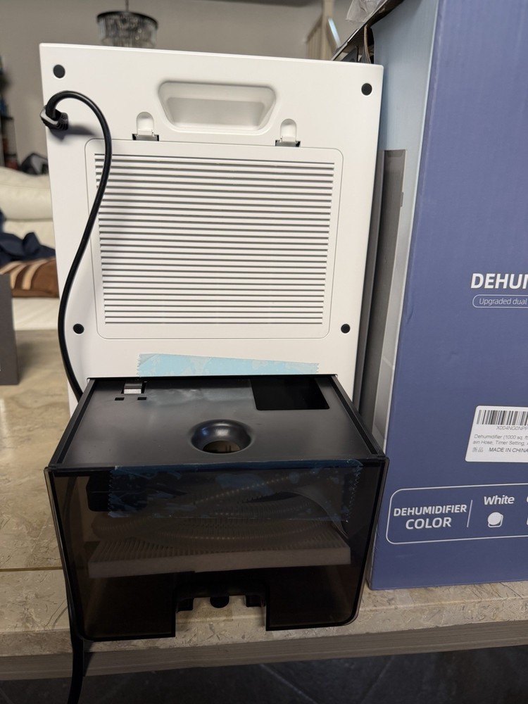 Smpasski Smart Console Dehumidifier Multi-Drainage Timer White/Black