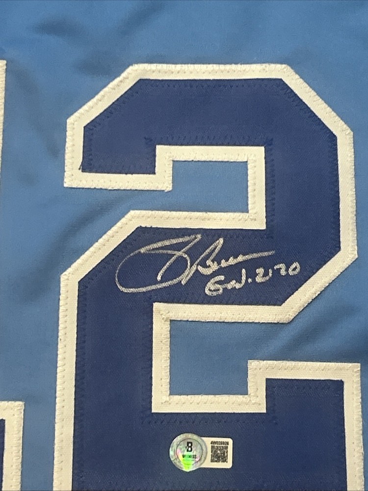 ATLANTA BRAVES- SID BREAM SIGNED AUTOGRAPH JERSEY BECKETT COA BAS