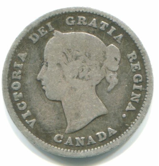 1891 Canada Silver Five Cent / 5 Cent !!