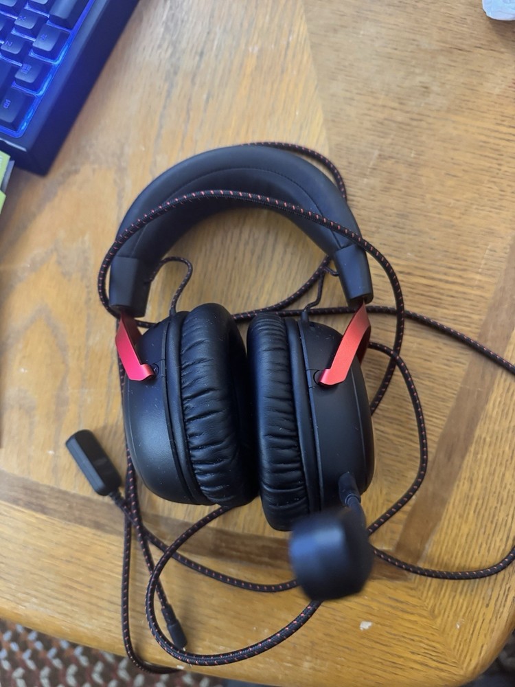 HyperX Cloud II USB Gaming Headset All Wires No Box- Barely used