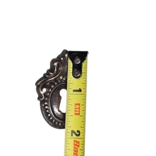 Bronze color Drawer Pulls Backplates Knobs & Keyhole Escutcheon Set