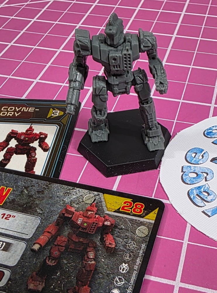 BattleTech Centurion Mech -- Inner Sphere Heavy Lance + Cards