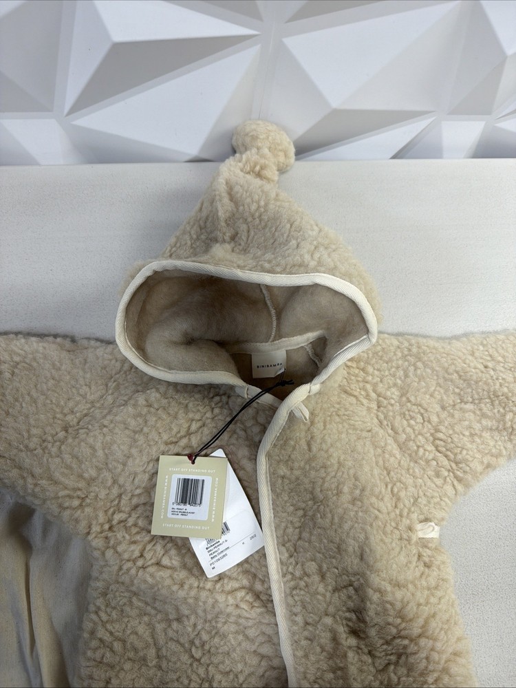 BINIBAMBA MERINO SNUGGLE JACKET SIZE MEDIUM
