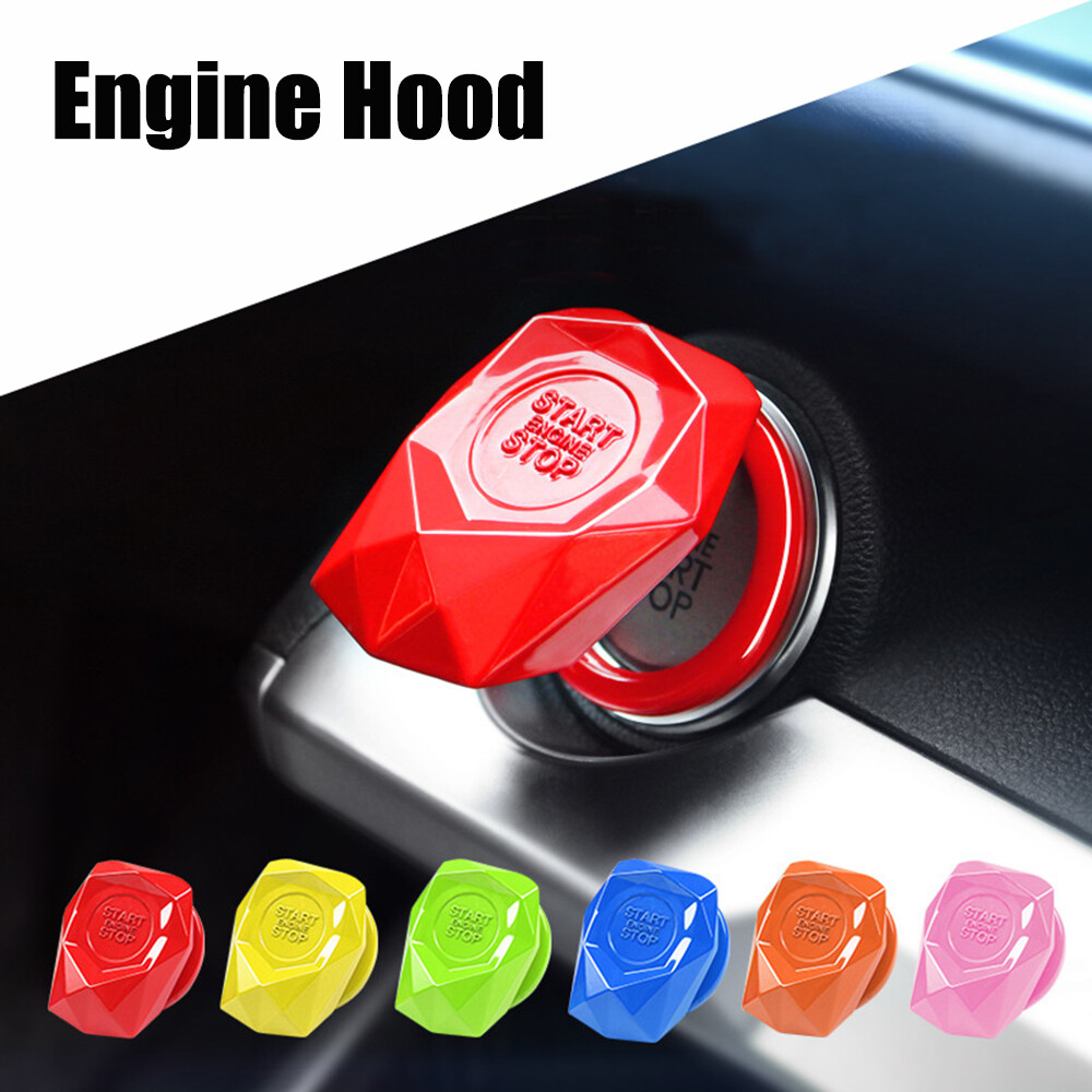 Car Engine Start Stop Push Button Switch Covers Trim Accessories