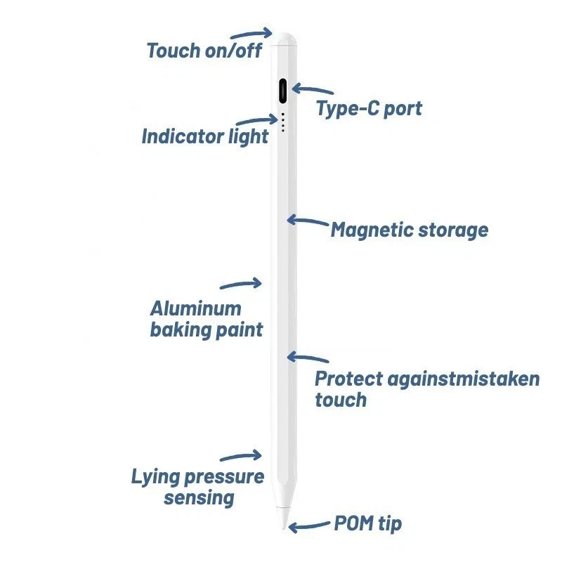 Universal Pencil Stylus Pen For Android iPhone iPad Tablet Mobile Capacitive Pen
