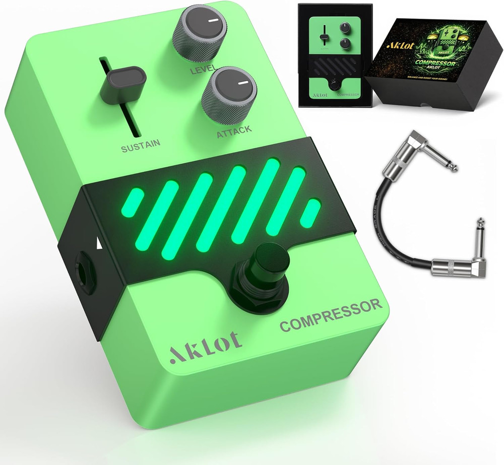 Compressor Electric Guitar Pedal: Smooth Studio-Level Compression for Clean Sust