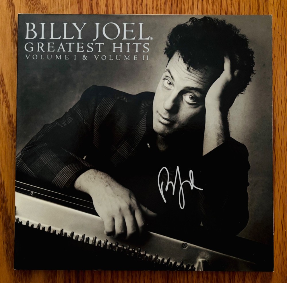 BILLY JOEL Signed GREATEST HITS VOL. I & II Promo/DJ Double Album~Near Mint