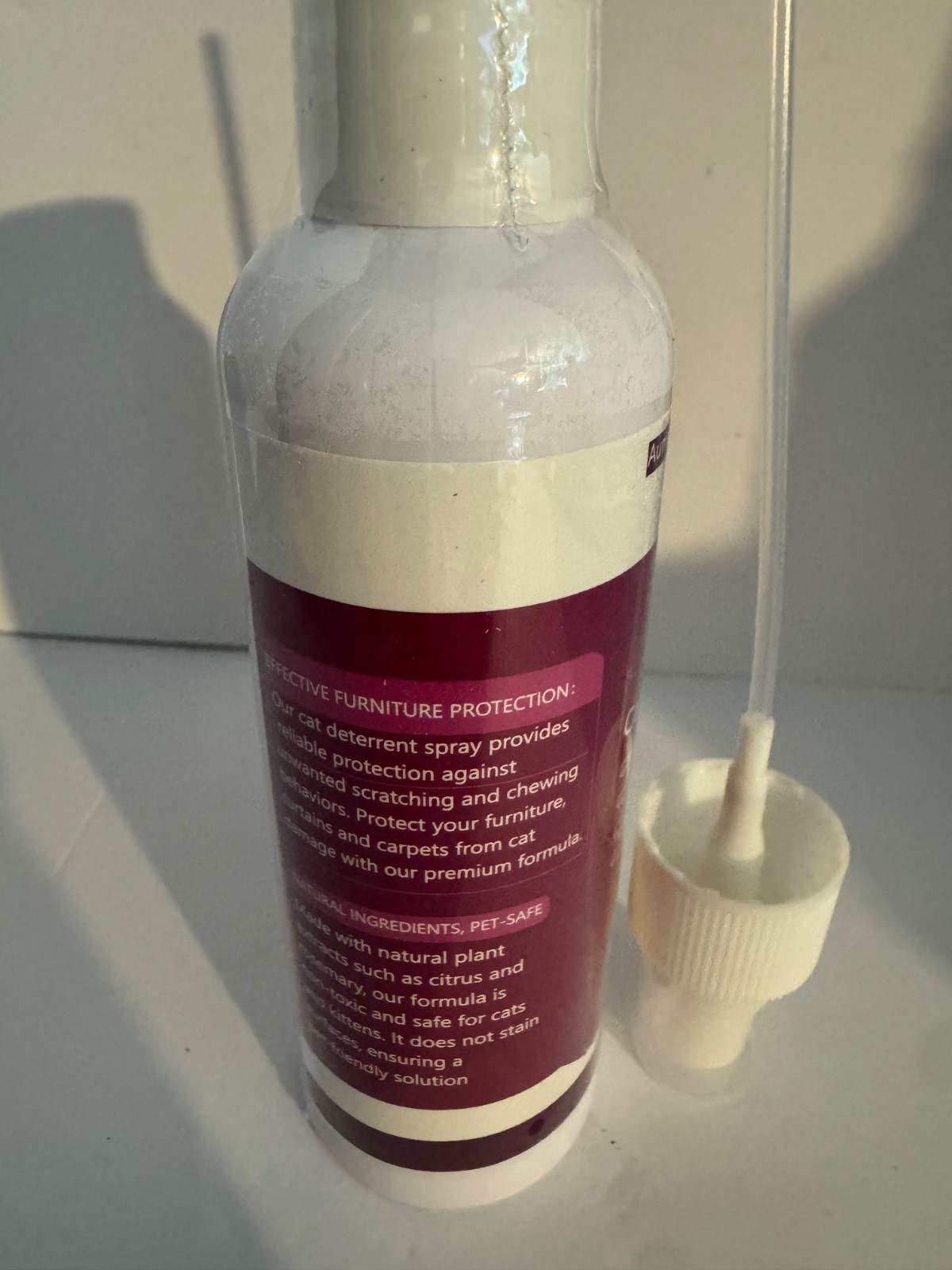 CAT DETERRENT SPRAY - KEEP CATS AWAY - NATURAL INGREDIANTS NEW SEALED