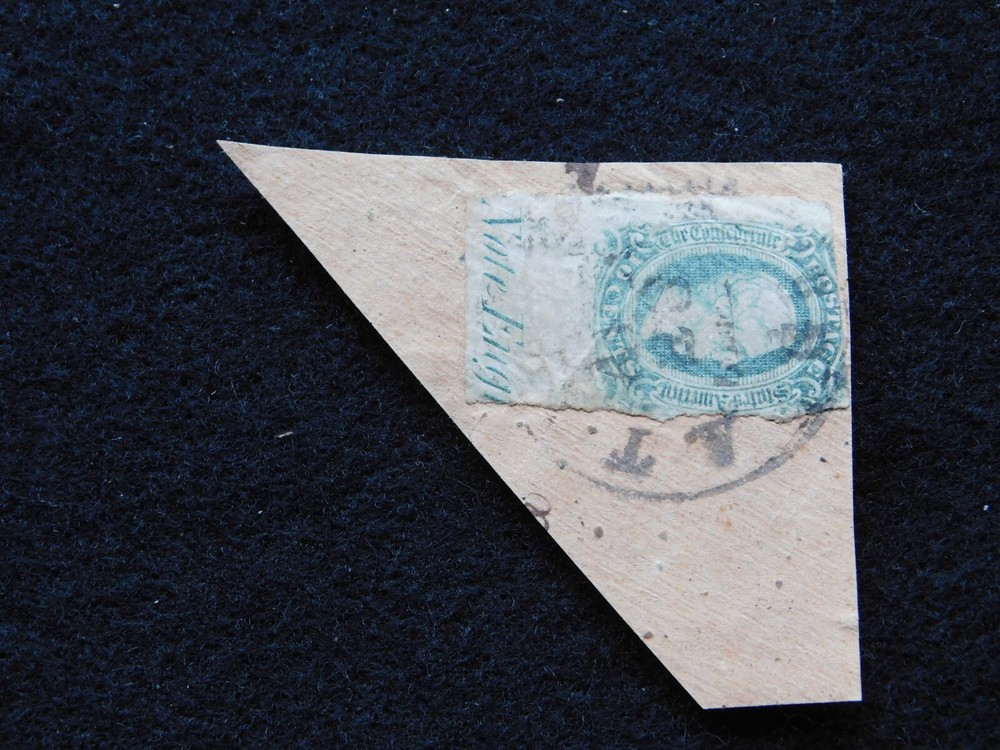 Confederate Stamp “Archer & Daly, Bank Note Engravers, Richmond, Va.”