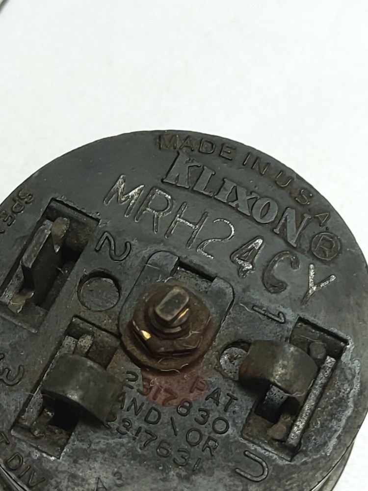 KLIXON MOTOR PROTECTOR MRH24CV (NOS)