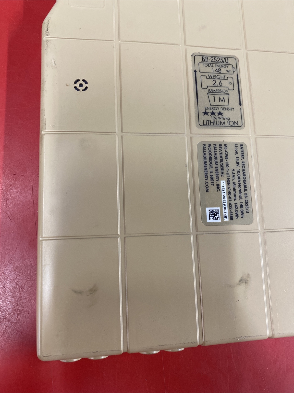 Inventus BB-2525/U Military Rechargeable Battery