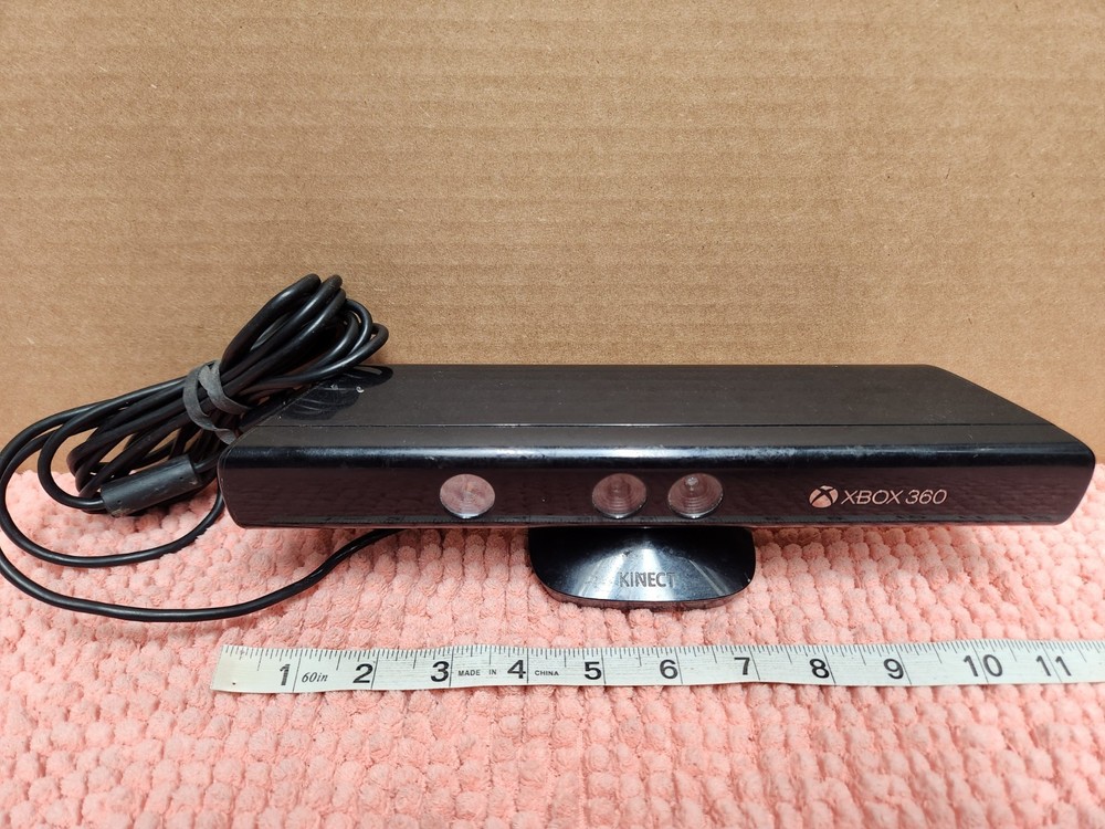 Genuine Microsoft Xbox 360 Kinect Connect Black Sensor Bar Model #1473