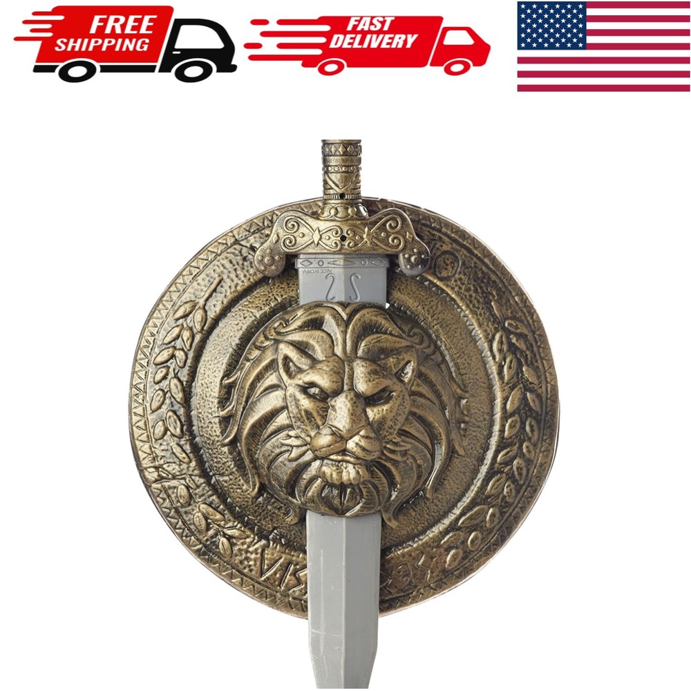Team-Building Gladiator Combat Shield and Sword for Adults - Lightweight Fun