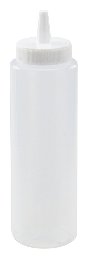 8oz Squeeze Bottles, Clear, 6pcs/pk (12 Pack)