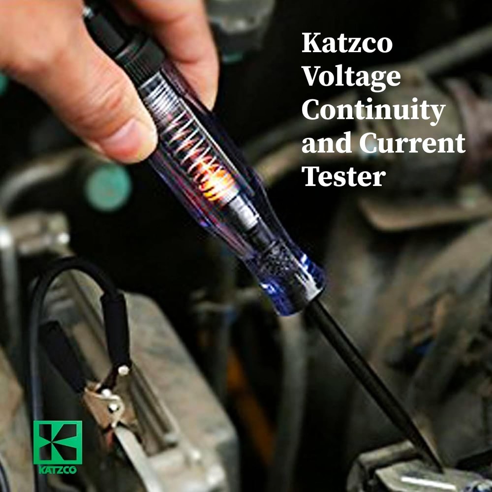 Versatile Voltage Continuity Tester with Indicator Light - Durable 54" Cord