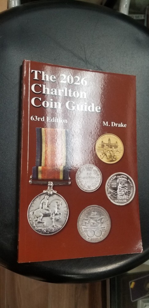 2026 Charlton Catalogue Canadian Coins Guide.