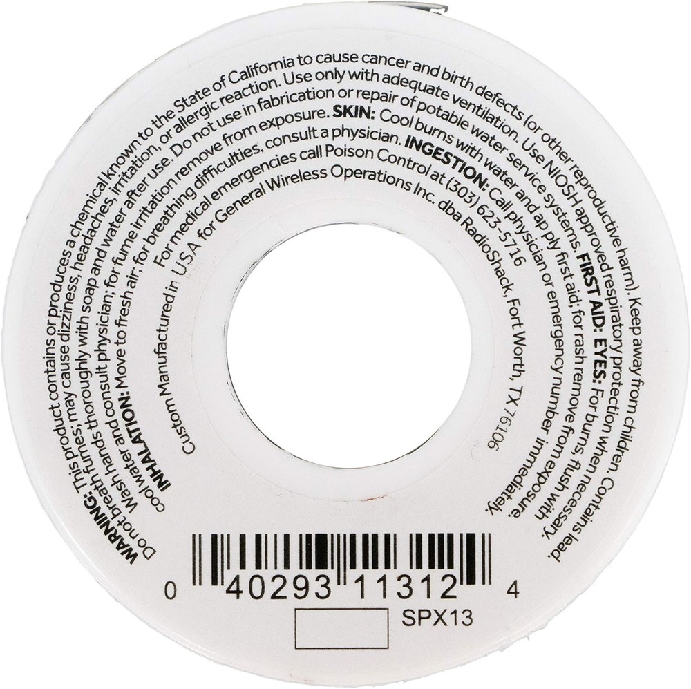 60Sn40Pb Rosin Core Solder RA2% .032" 8oz