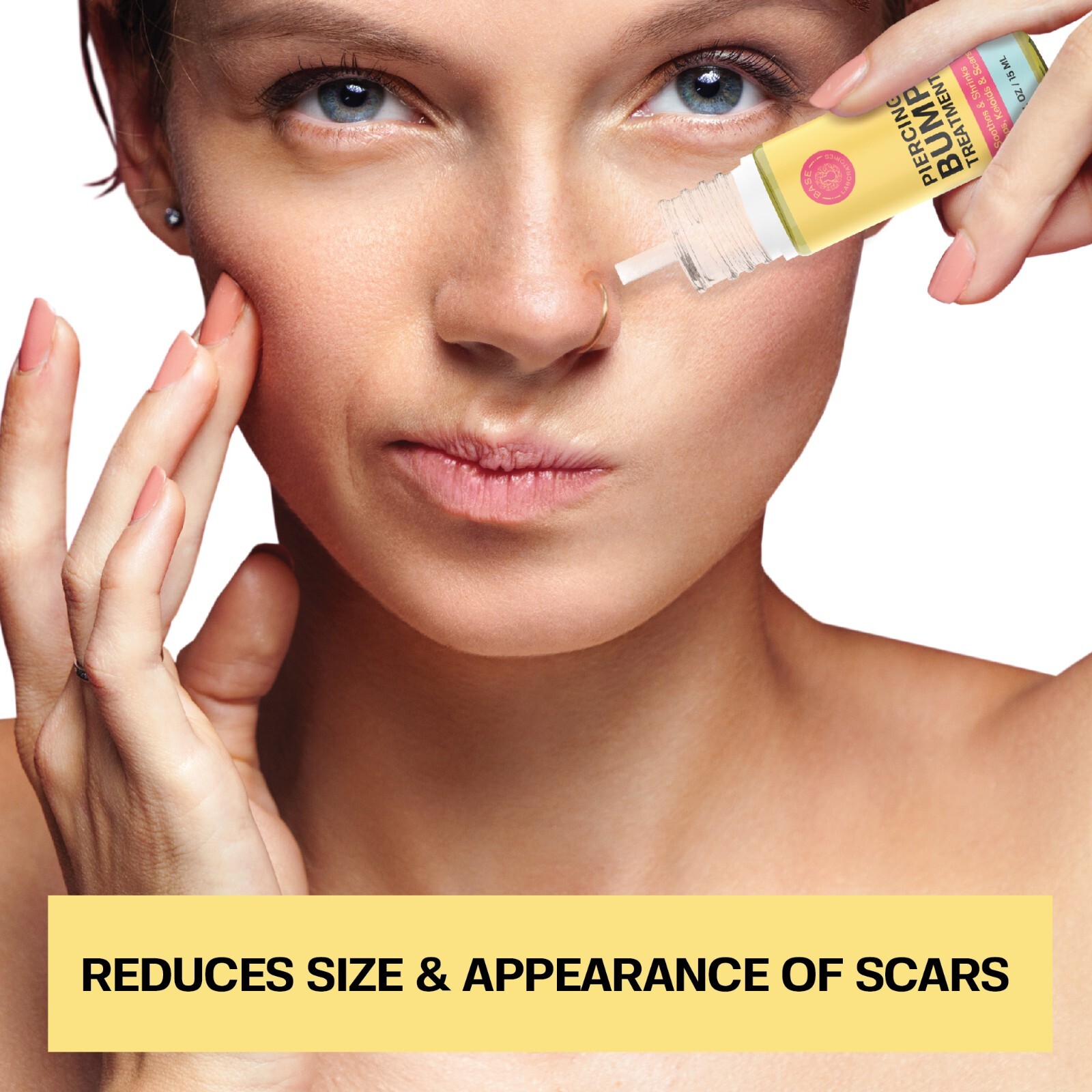 Base Labs Piercing Bump Shrinking Drops | Keloid Bump Remover 0.5 Fl Oz