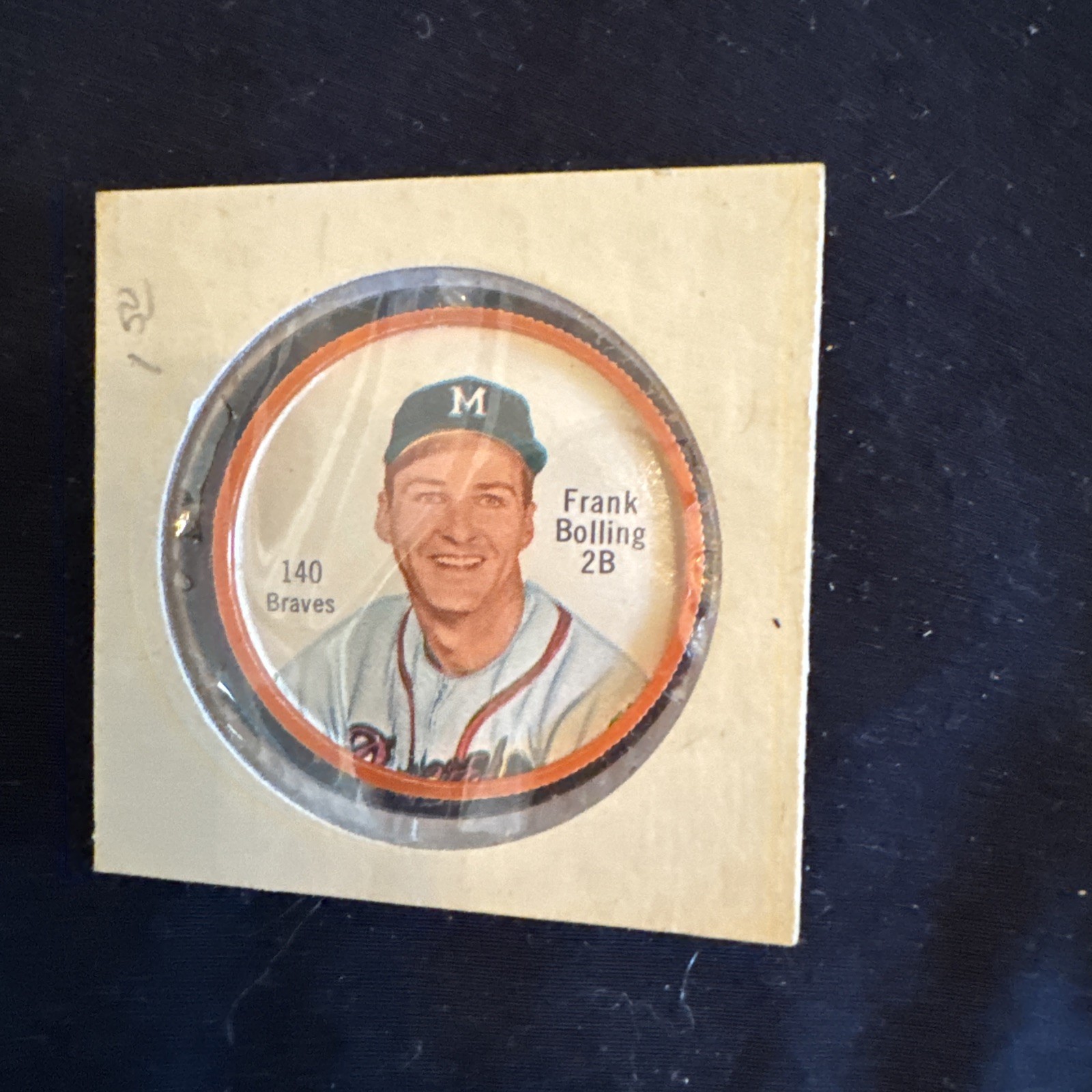 10 Salada/Tea Junket 1962 Baseball Coins Joe Torre Ed Mathews 1960’s era sticker