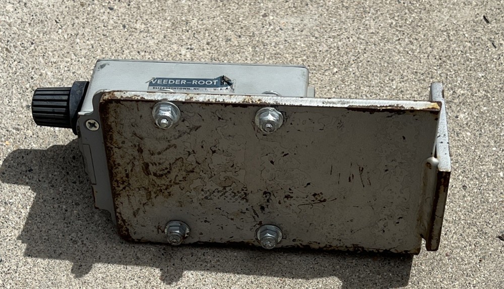 Veeder-Root Mechanical Counter 6 Digit Analog Totalizer Made USA