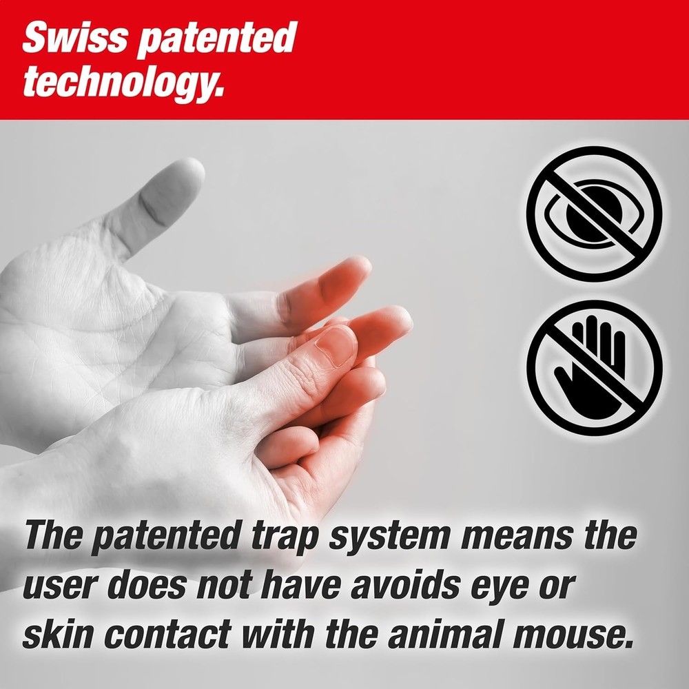 SWISSINNO Mouse Trap No See No Touch