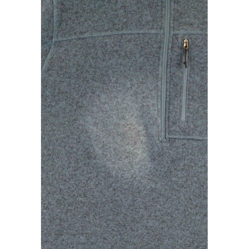 The North Face Mens Fleece Pullover Sweater Blue XL Long Sleeve Quarter Zip