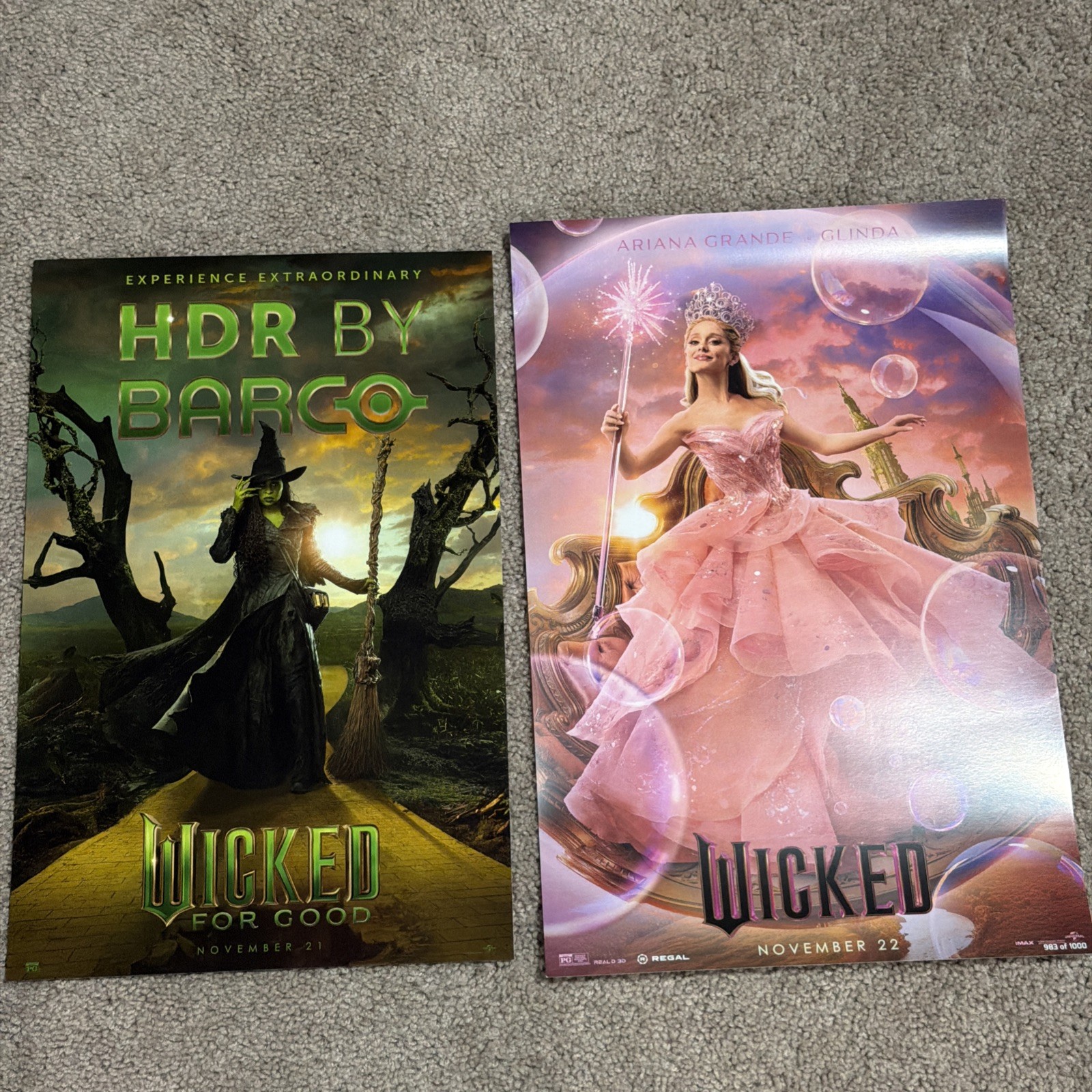 Wicked & Wicked For Good Movie Glinda Regal Exclusive 12x18 Poster Print #983