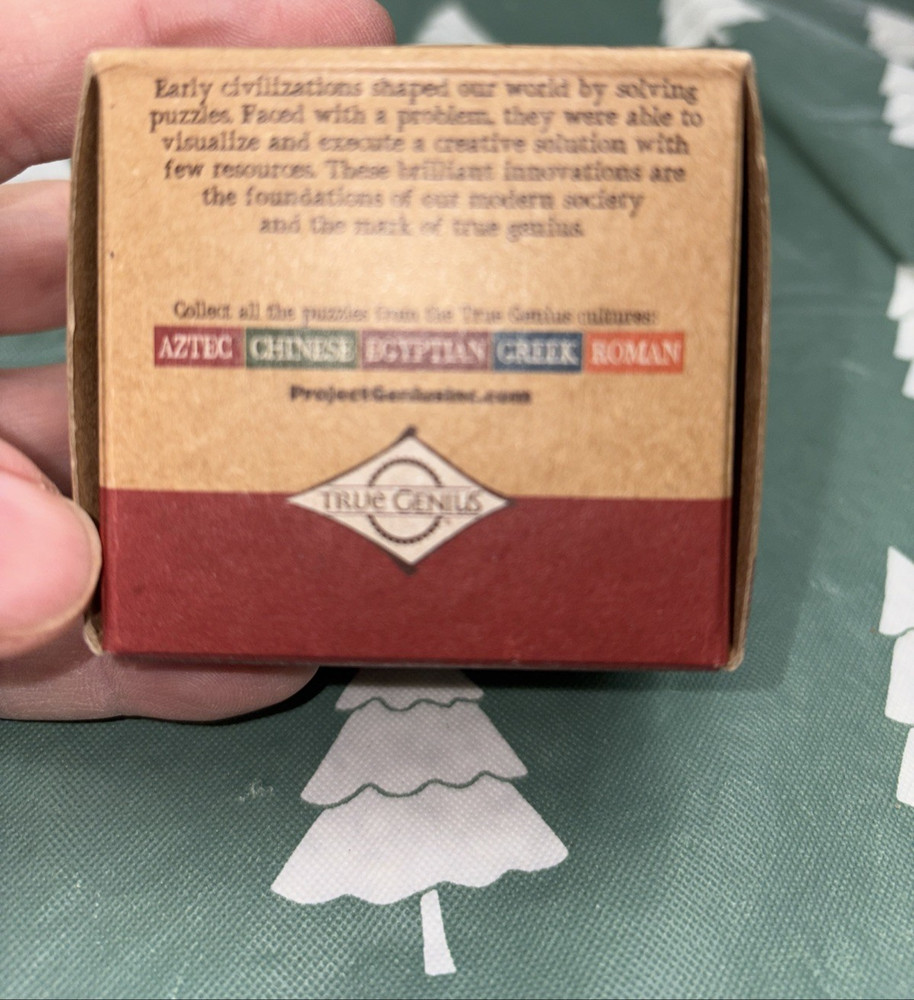 True Genius Lighthouse Flame Wooden Brain Teaser