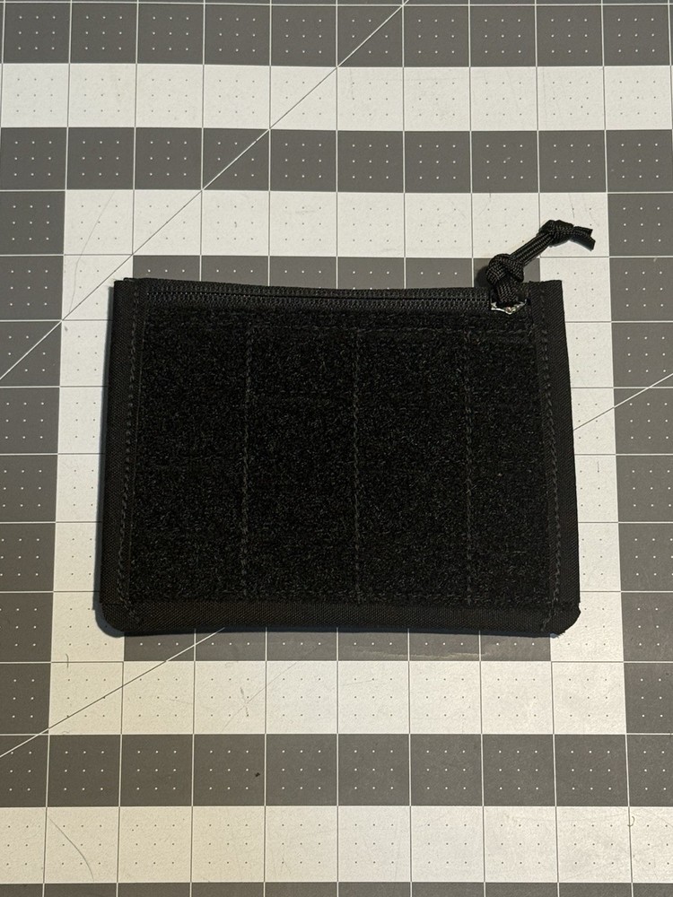 NWOT Mil Spec Monkey/Tactical Tailor Small Patch Panel Laminate - Black