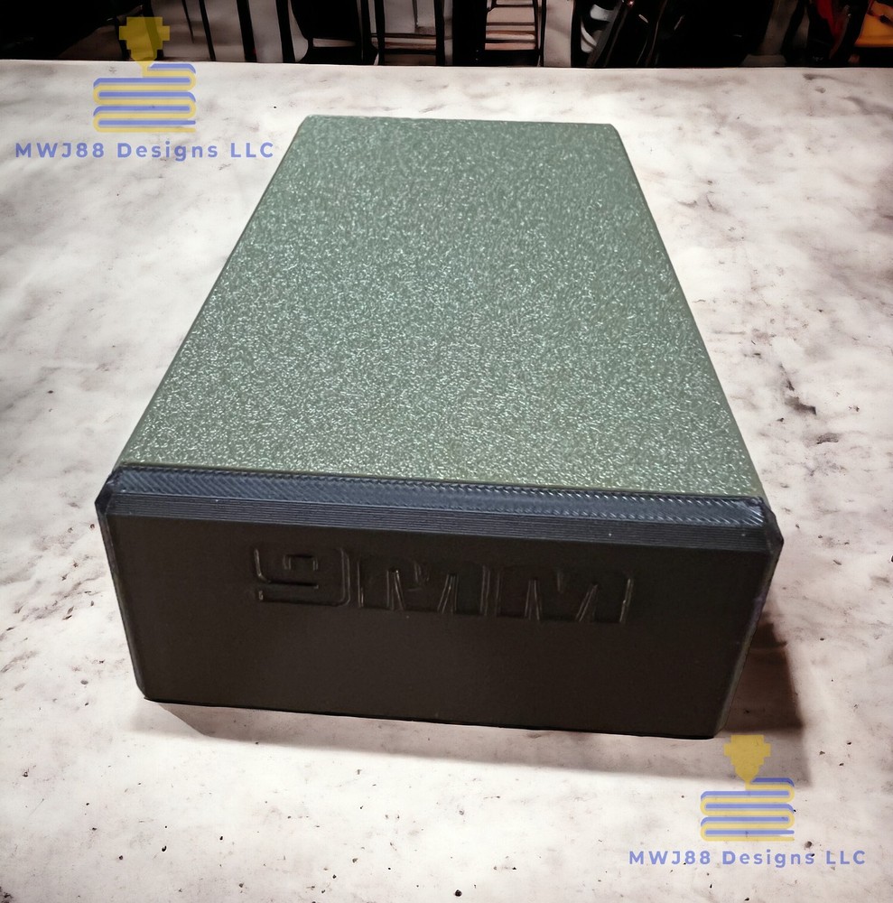 Multi Color Sliding 9mm Ammo Storage Box Case - 50rd Round - Multiple Colors!