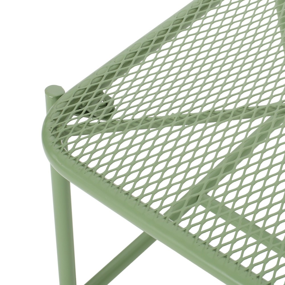 Outdoor Modern Iron Mesh 2 Seater Chat Set