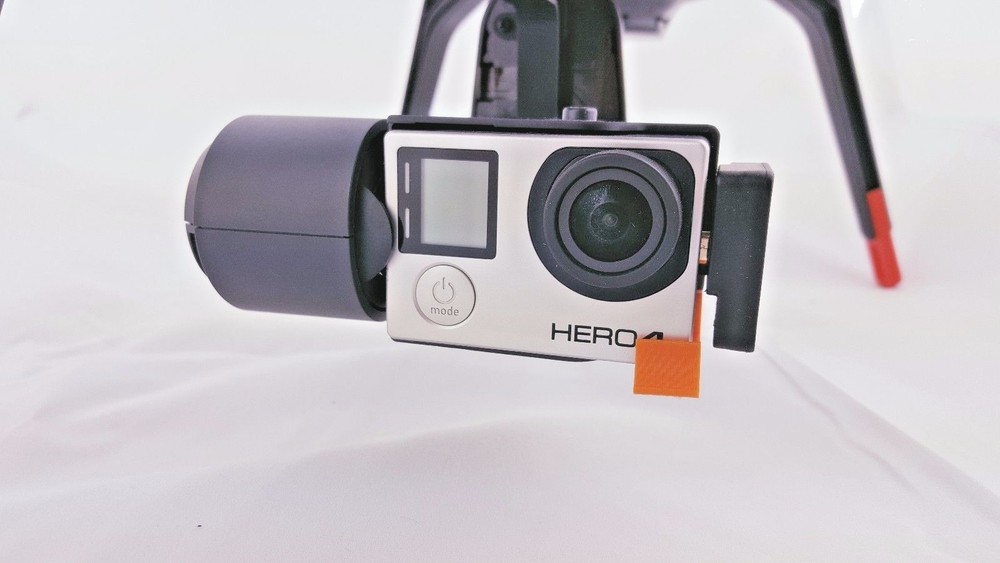 3DR SOLO GIMBAL Modified CAMERA CLIP Orange