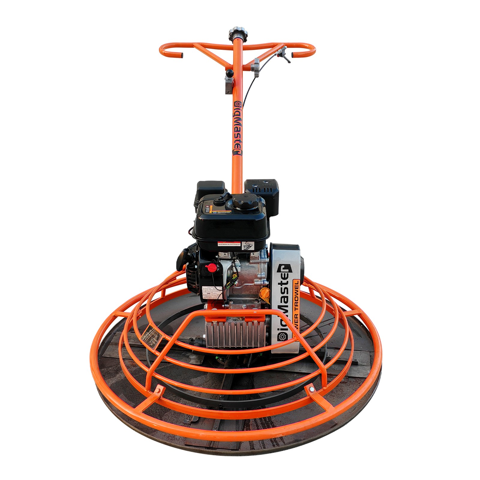 7HP Gas Power 39.37" Cement Surface Finishing Power Trowel Machine w/Float Pan