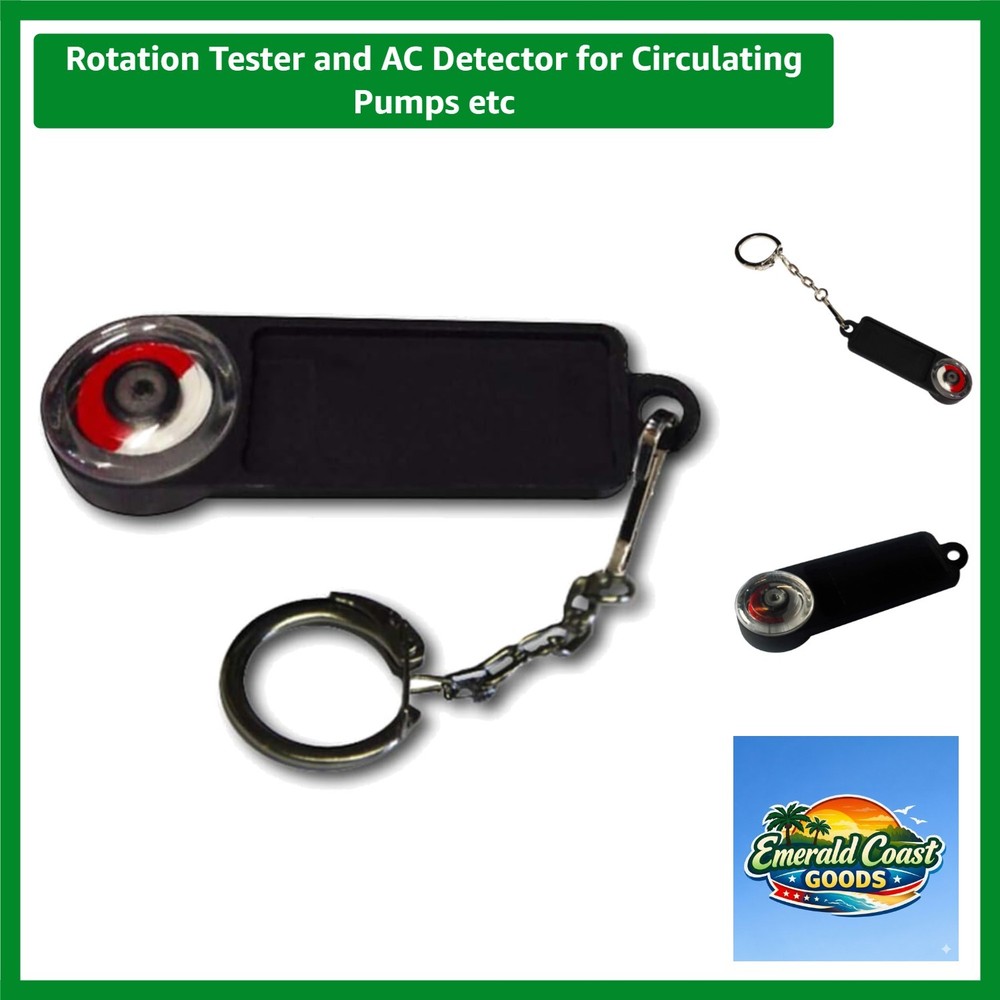 Versatile Battery-Operated Rotation Tester & AC Field Sensor - Quick Detection