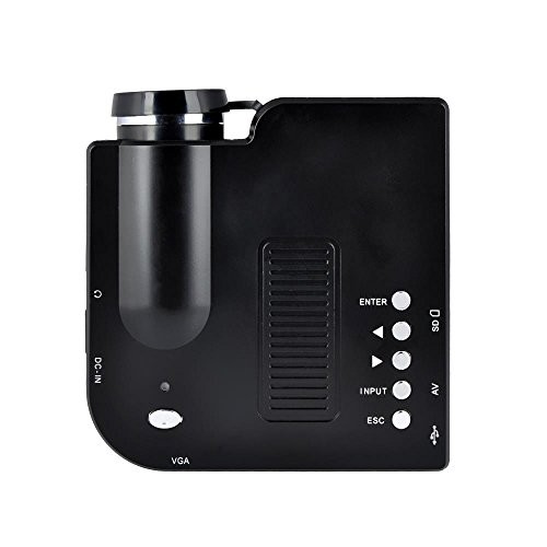 New Pyle PRJG48 Mini Compact Pocket Projector, 1080p Support, USB/SD Card Reader