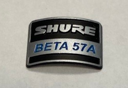 Shure 39F926 Replacement Identification Plate for Beta57A Wired Microphones