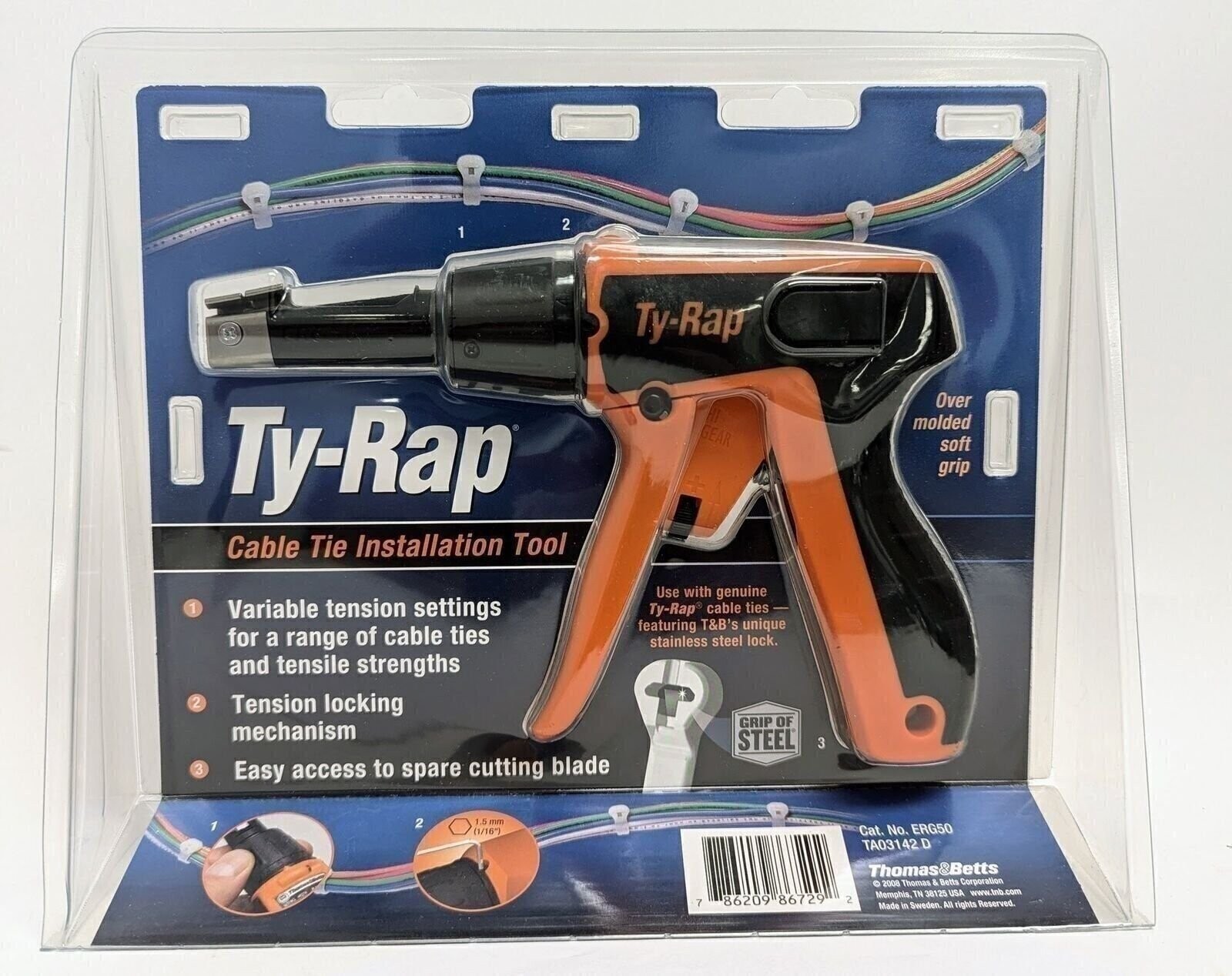 Thomas & Betts ERG50 Ty-Rap Ergonomic Cable Tie Installation Tool