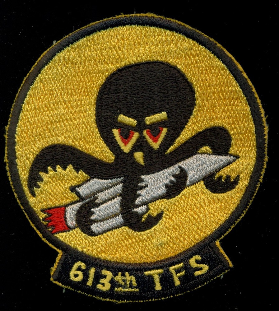 USAF 613th Tactical Fighter Squadron Patch N-9