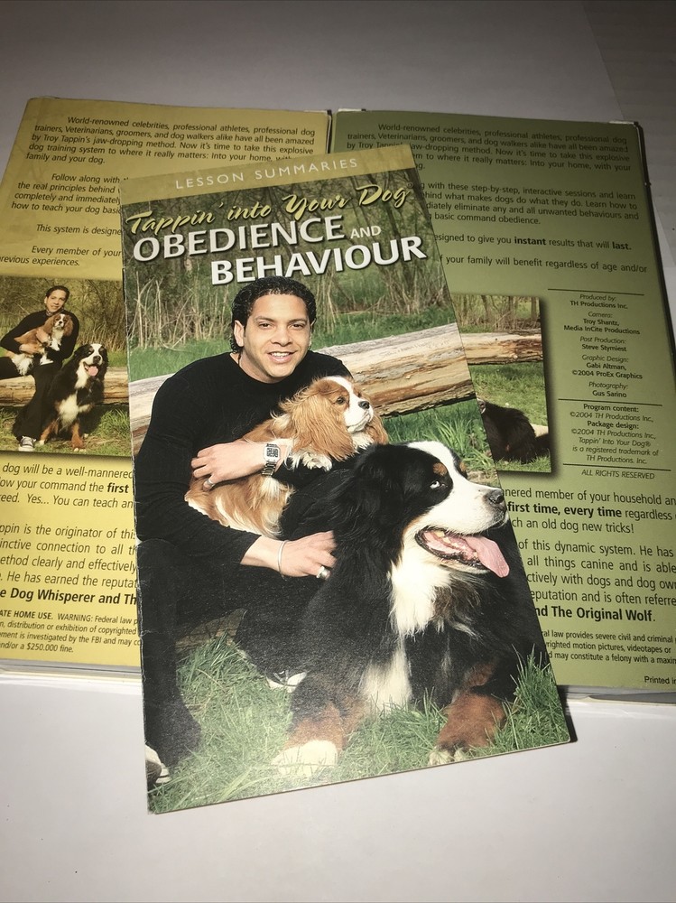 Tappin Into Your Dog: Behaviour & Obedience  2 VHS Set. 