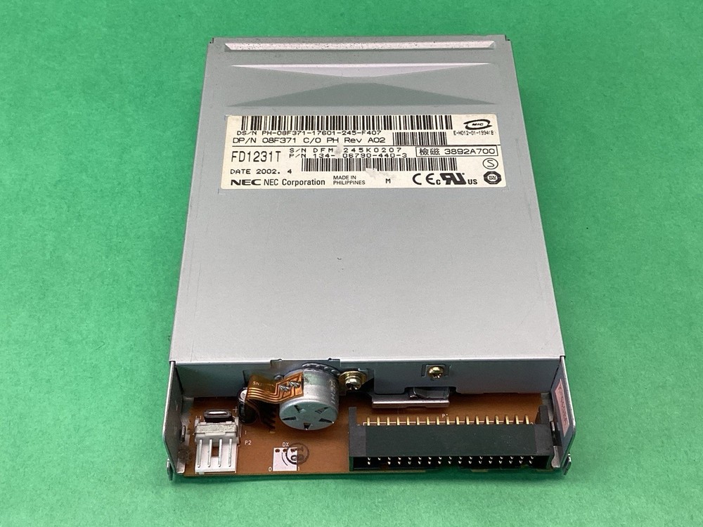 NEC FD1231T Dell Dimension 3.5” Internal Desktop Floppy Disk Drive - UNTESTED