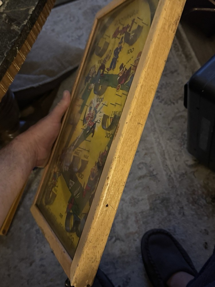 Vintage Tabletop Pinball Game